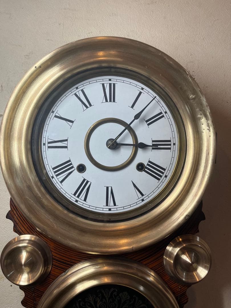 精工舎 だるま時計 柱時計 古時計 振り子時計 ゼンマイ ボンボン