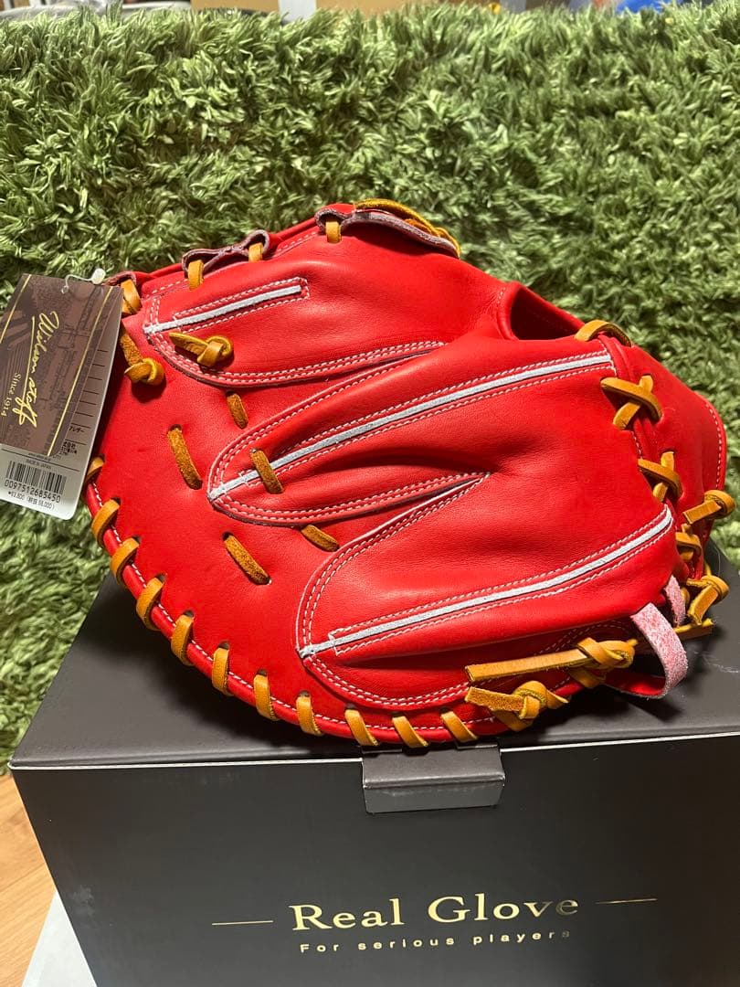 ウィルソンスタッフ 硬式ファーストミット Eオレンジ WBW101113