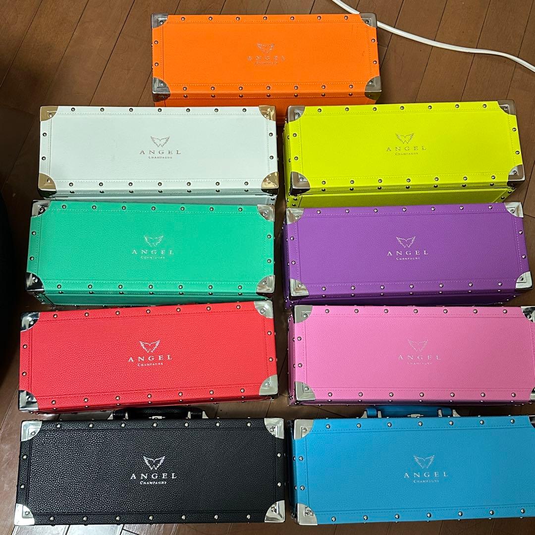 エンジェル シャンパン 空箱 ケース エンジェルシャンパン グリーン 空箱＋空瓶 シャンパン ANGEL