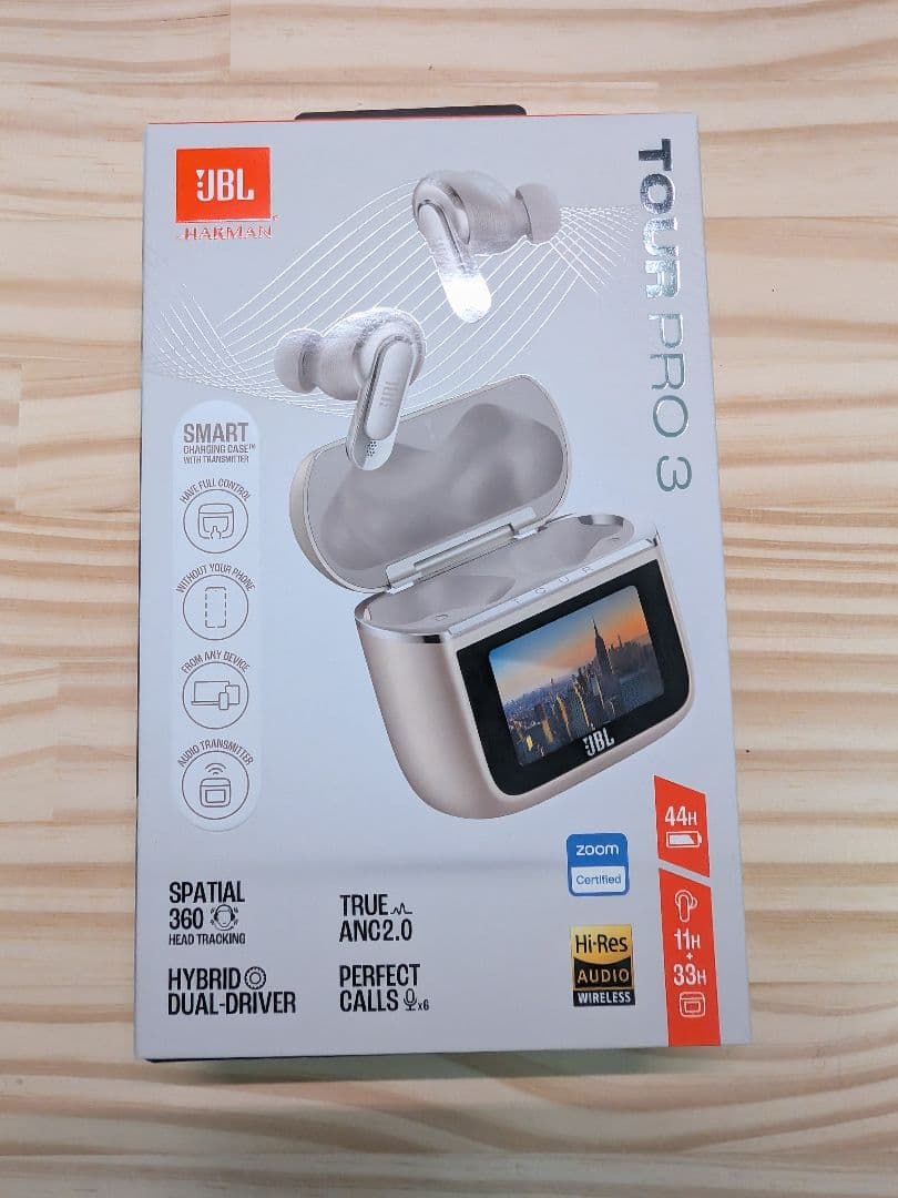 JBL TOUR PRO 3 ラテ ワイヤレスイヤホン JBL Tour Pro 3 True Wireless Noise-Canceling JBLTOURPRO3LTTAM