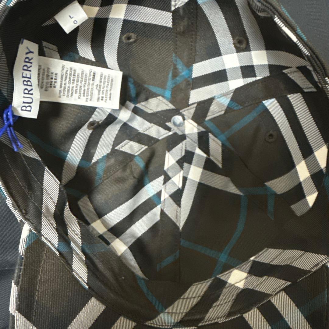 BURBERRY バーバリー チェック柄 キャップ Lサイズ - メルカリ