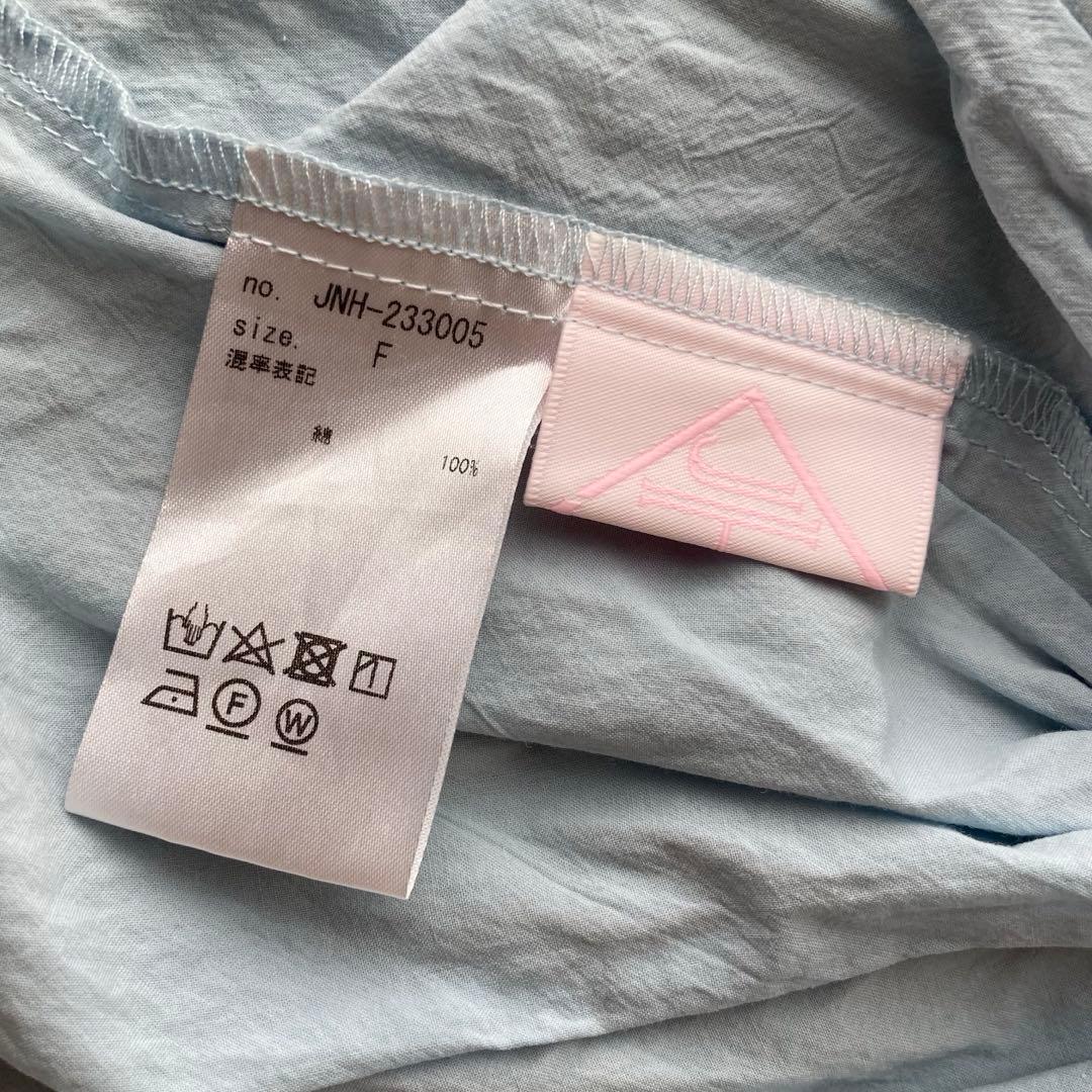 【J.N.Hearts】ジェイエヌハーツ★フリルブラウス　Ｆ　水色