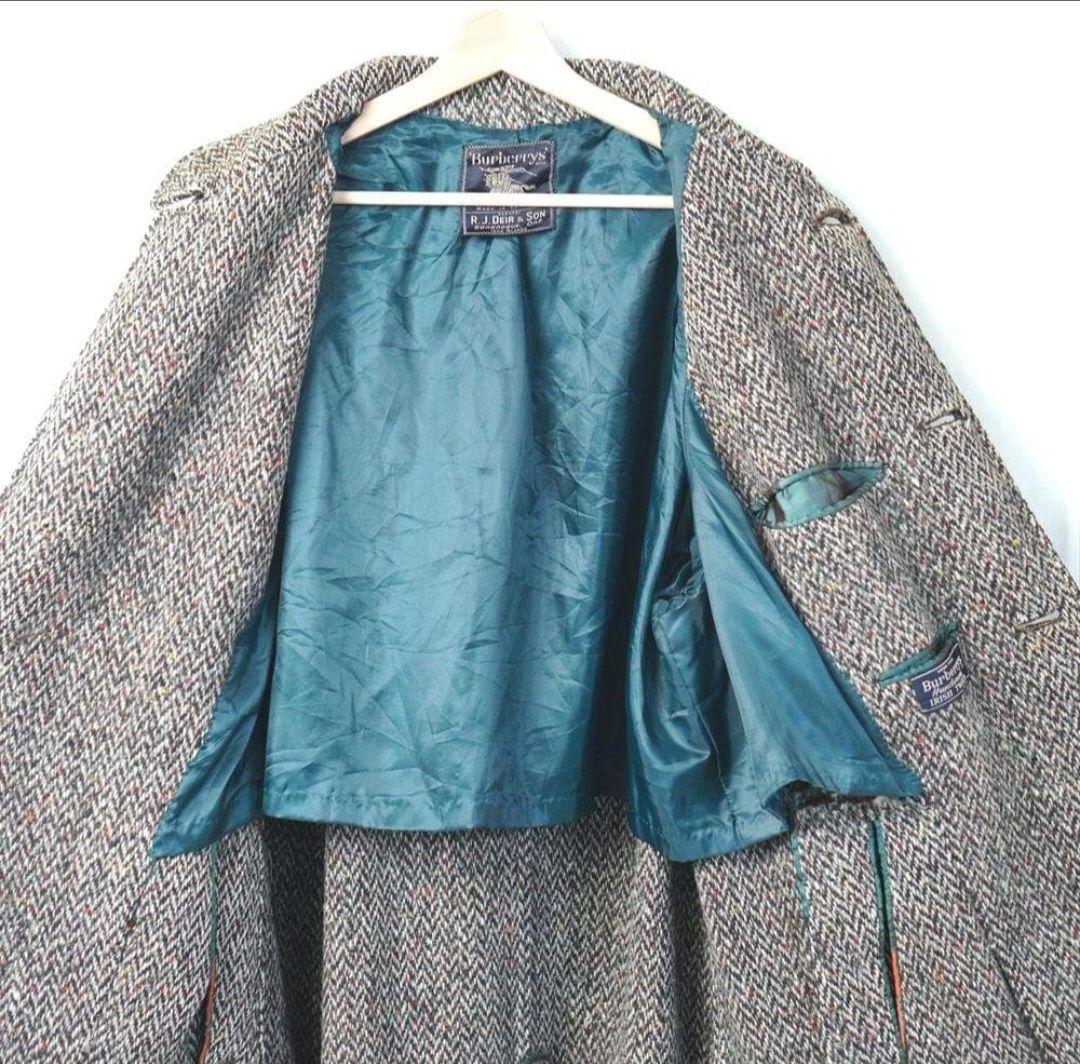 50s60s ビンテージ バーバリー アイリッシュツイード バルマカーン