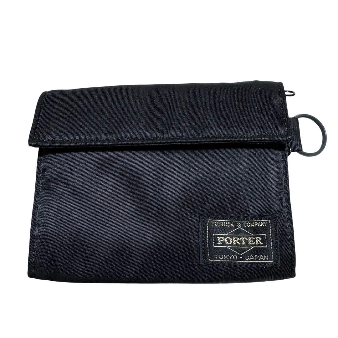 極美品 porter タンカー 二つ折り財布 ブラック Amazon.co.jp: (ポーター) PORTER 二つ折り財布 折財布 [タンカー] 1