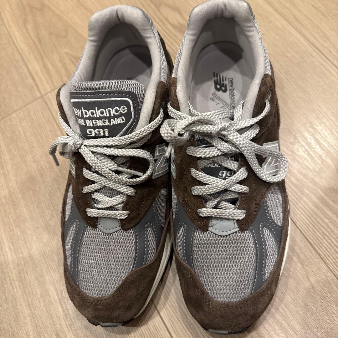 New Balance 991BG2 25.5cm ブラウン/グレー