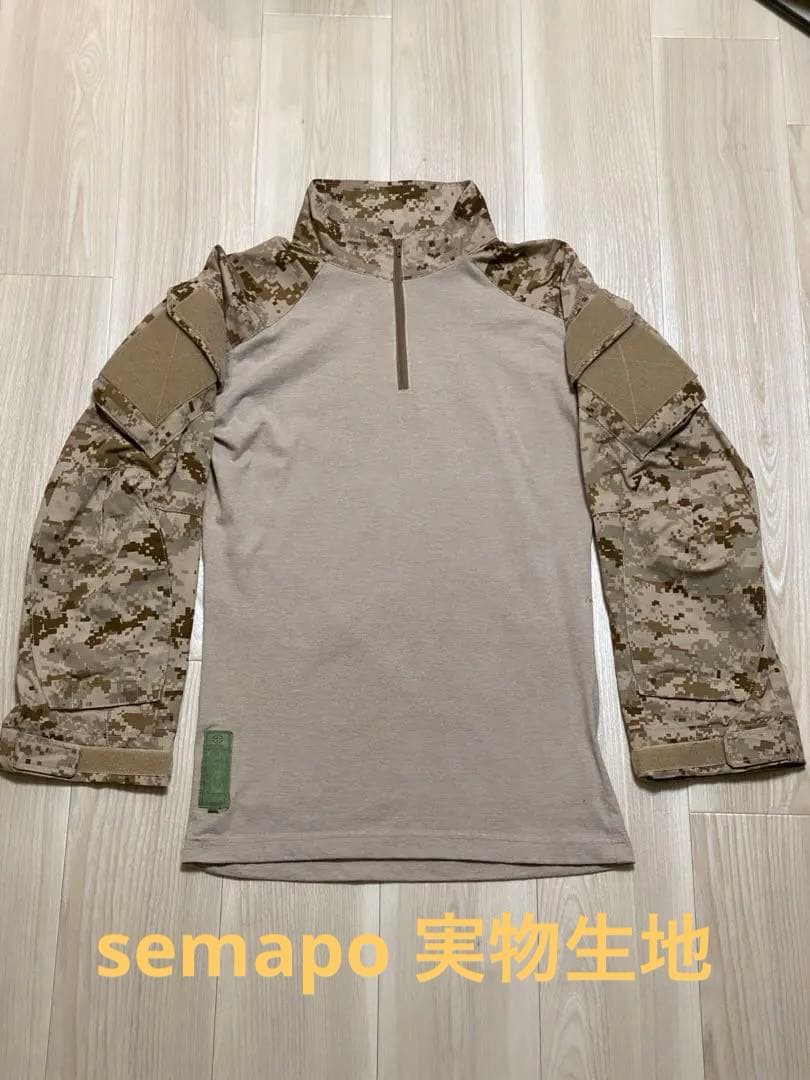 実生地 AOR1 Crye g2タイプ コンバットシャツ semapo製 迷彩服 サバゲー 用 CRYEタイプ 半袖 コンバットシャツ マルチカム