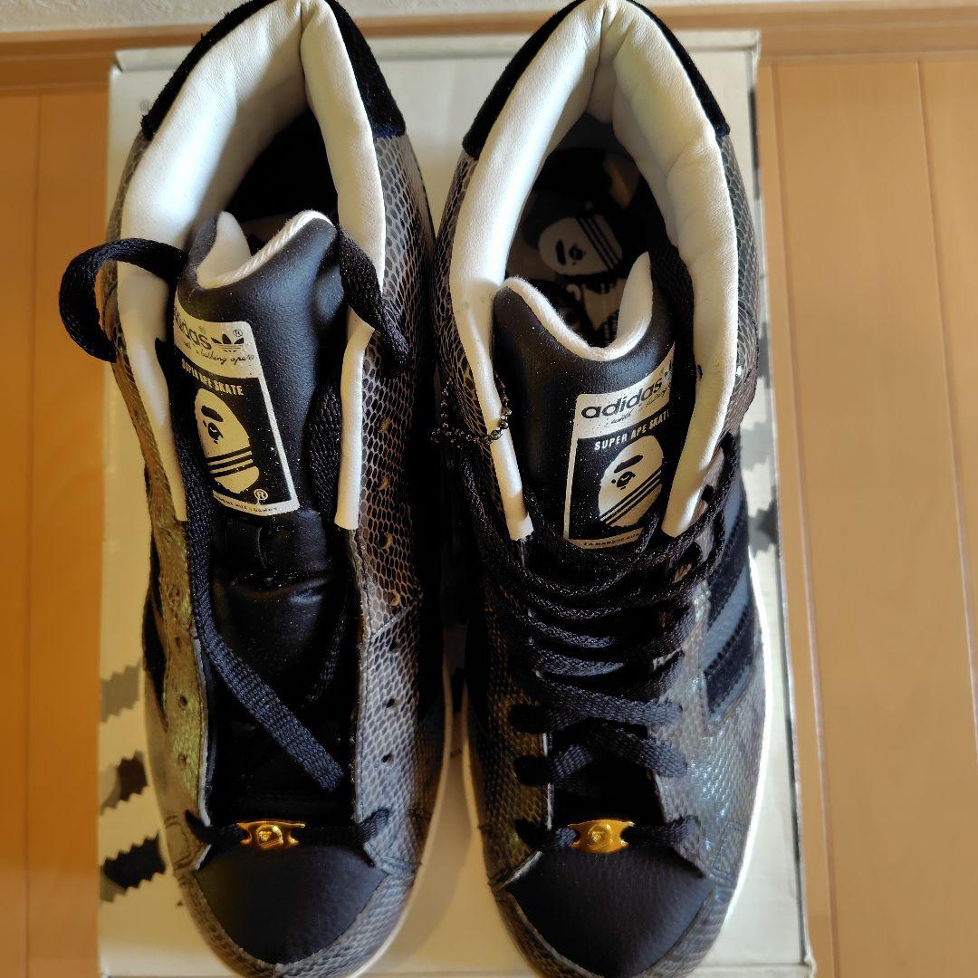 hope　エイプ☓アディダス　スーパーエイプスケート黒蛇　26.5cm
