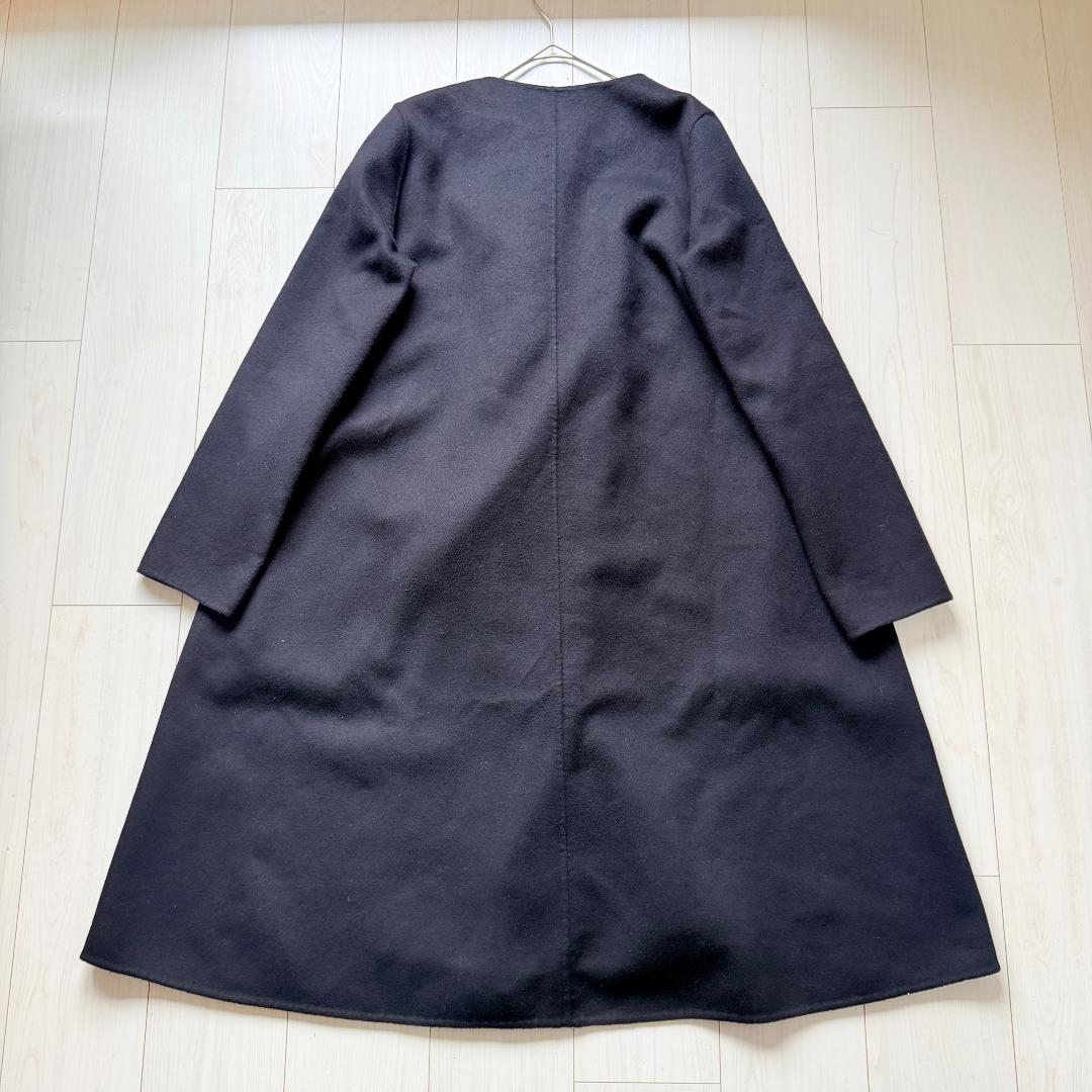 美品✨セオリー カシミヤウール リバーコート ダブルフェイス ノー
