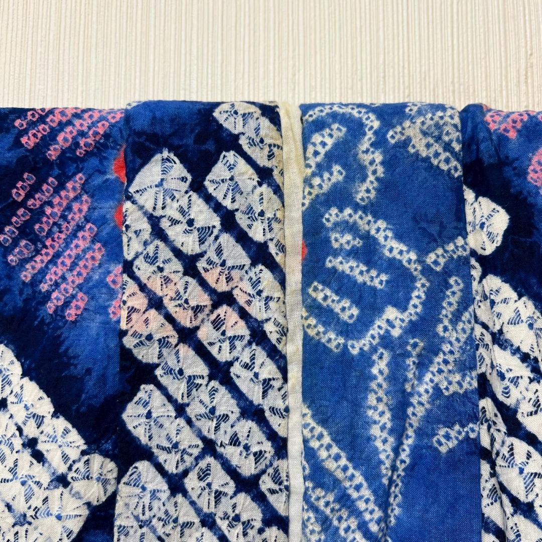 KL3174 有松鳴海絞り 浴衣 身丈165cm 夏着物 木綿 トールサイズ - メルカリ