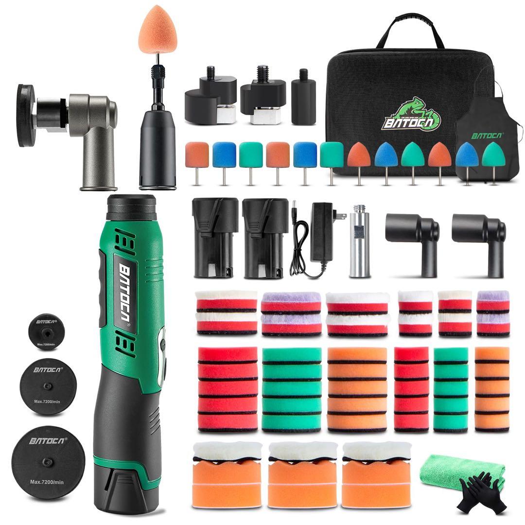 【新品】BATOCA S6 ミニ ポリッシャー コードレス K2 Amazon | BATOCA S6 ミニポリッシャー 車 コードレス ダブルアクション