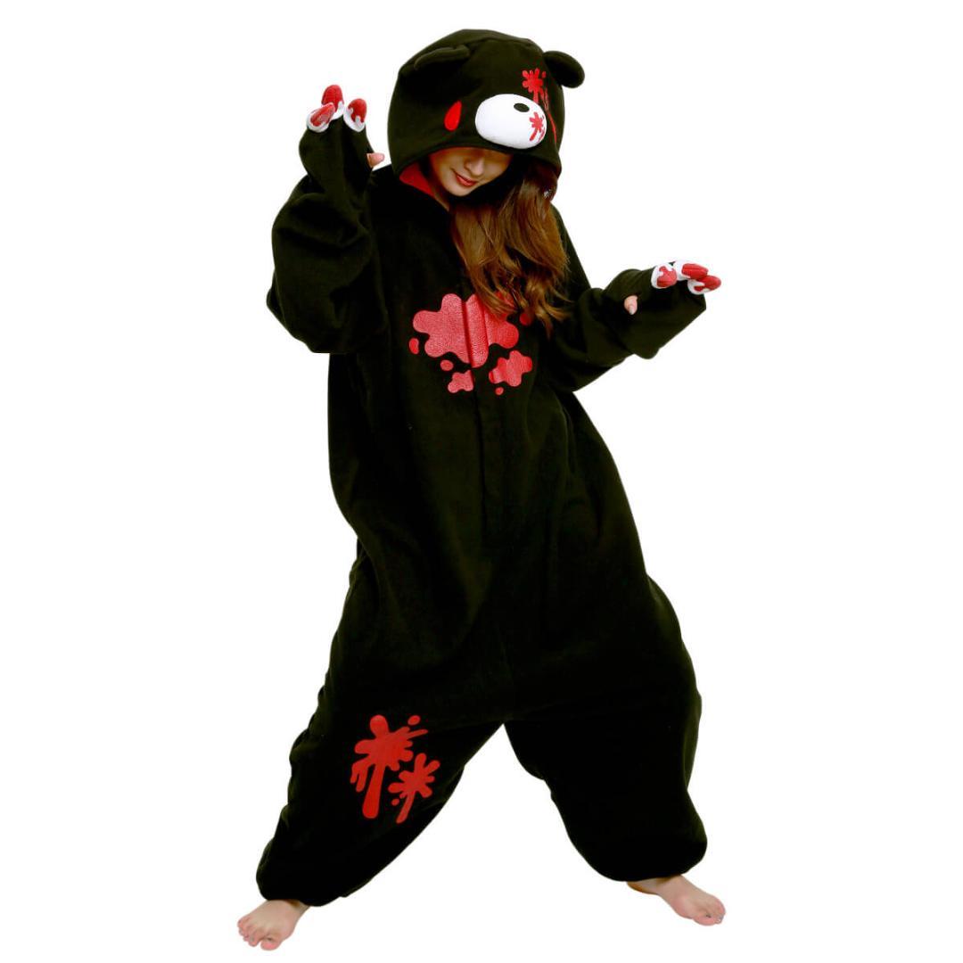 新品 グルーミー GLOOMY 着ぐるみ ルームウェア 黒 パジャマ - メルカリ