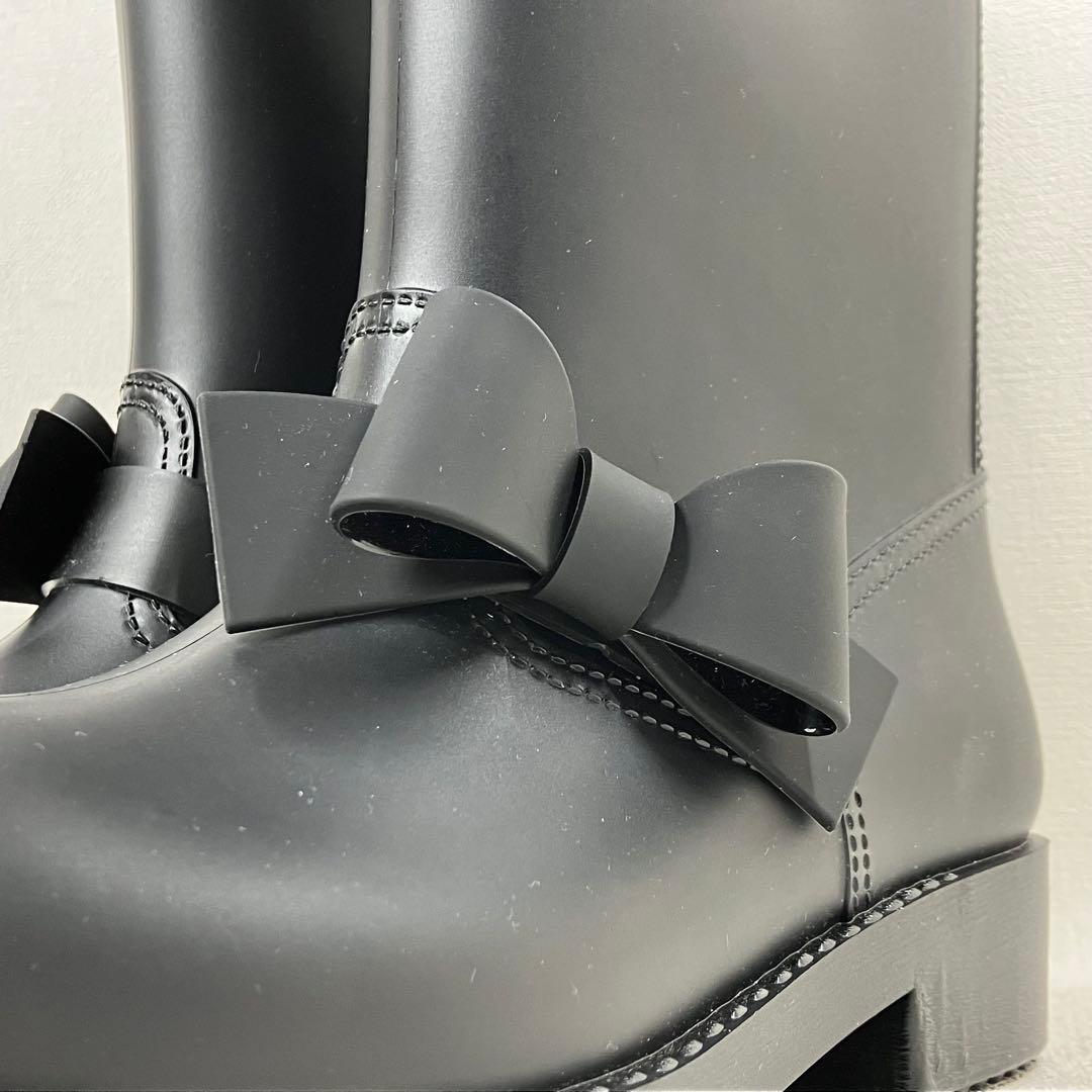 極美品】RED Valentino ラバーブーツ レインシューズ リボン 23 - メルカリ