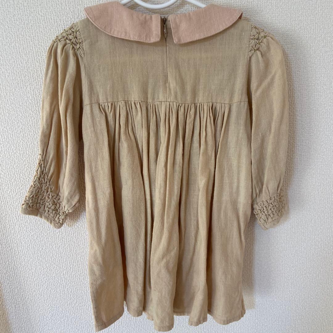 アポリナ 刺繍 ワンピース 2-3y スモッキング apolina - メルカリ