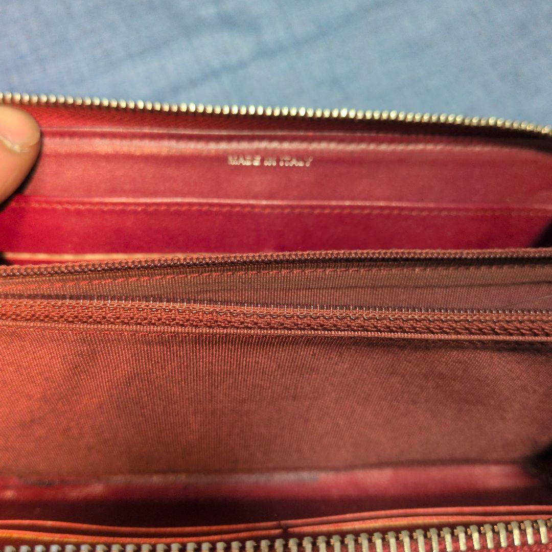 CHANEL 赤 キルティング 長財布 - メルカリ