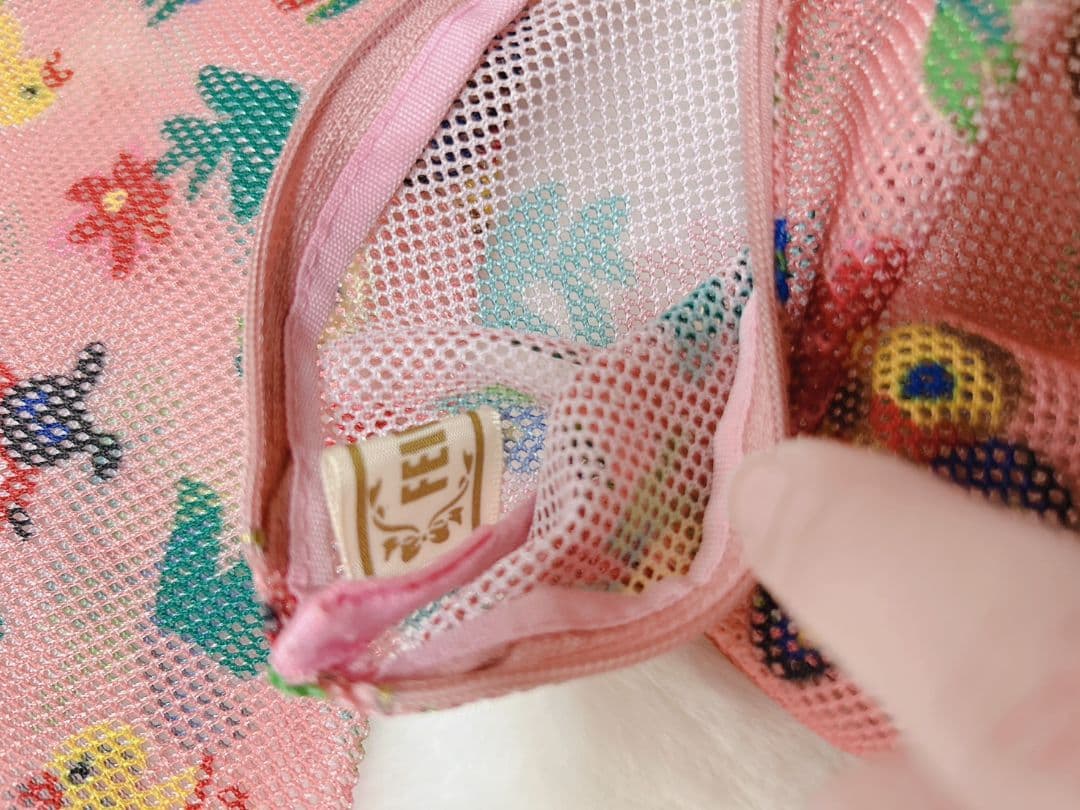 フェイラー メッシュポーチ3点セット✨ハイジ柄 ピンク - メルカリ