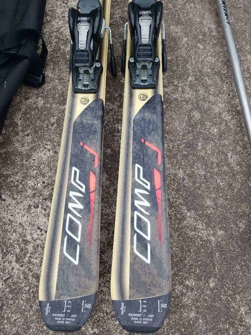 ROSSIGNOL COMP J 140cm, ストック100㎝,バッグセット - メルカリ