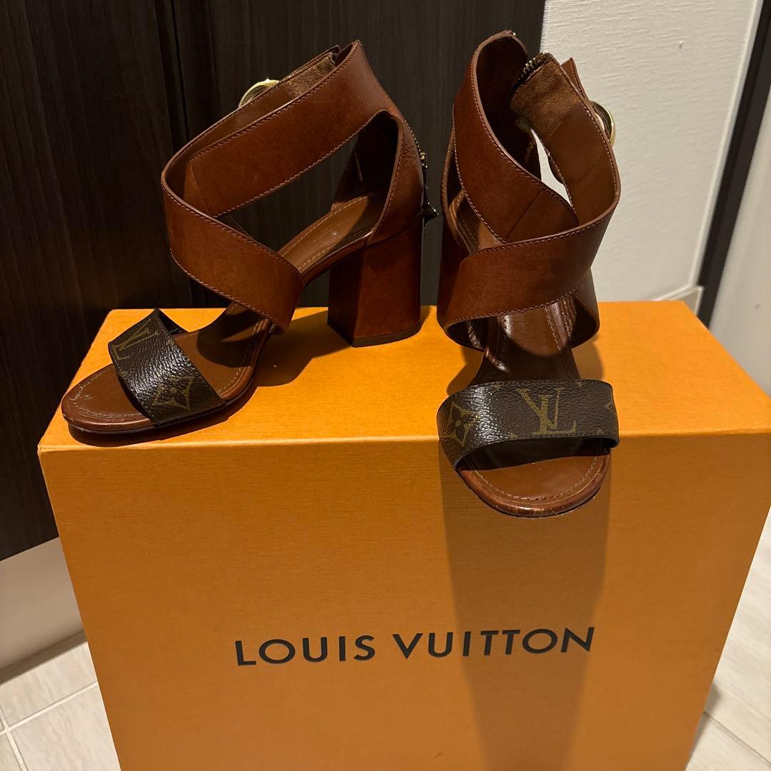ルイヴィトン モノグラム サンダル ホライズンサンダル ブラウン
