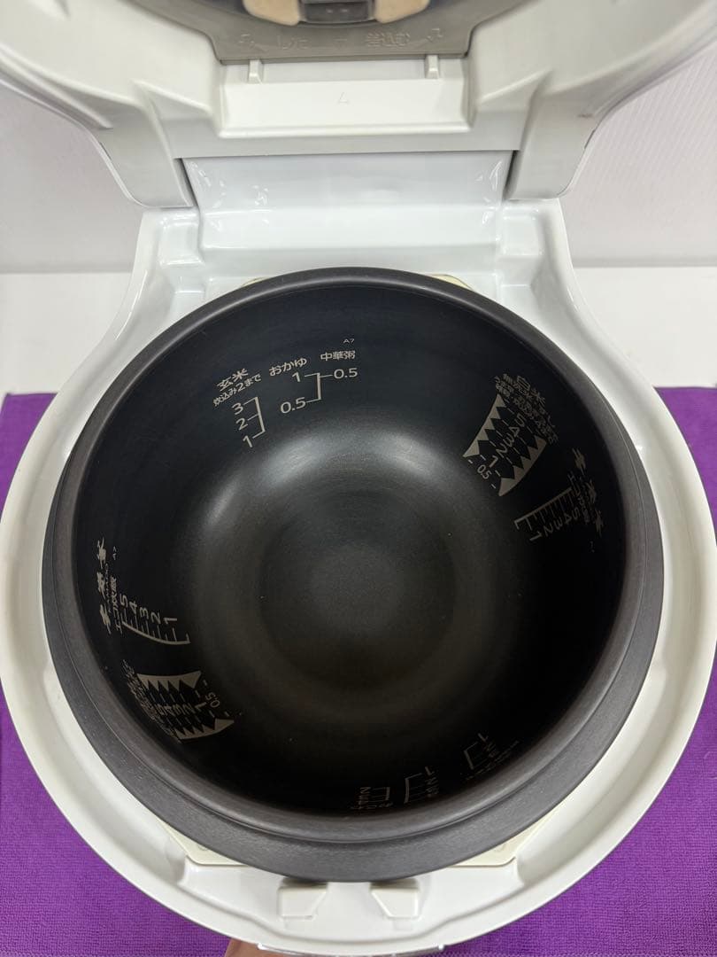 三菱電機 IH圧力炊飯器 1.0L (5.5合炊き) 型番：NJ-AW107-W