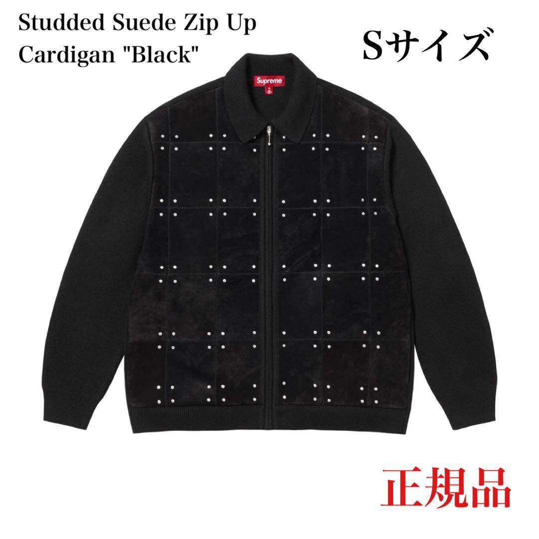 【新品】Supreme StuddedSuedeZipUpCardigan Supreme - Supreme Studded Suede Zip Up Cardiganの通販 by アド's