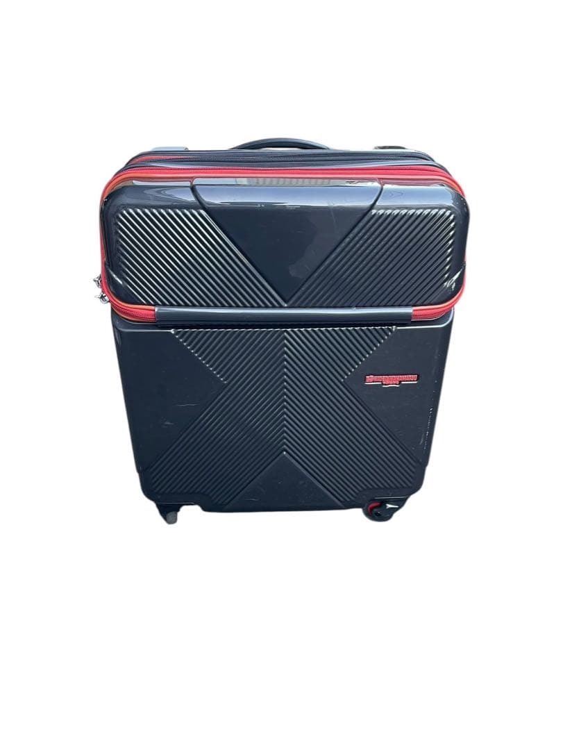 HIDEO WAKAMATSU スーツケース ジッパー 拡張機能付き ブラック