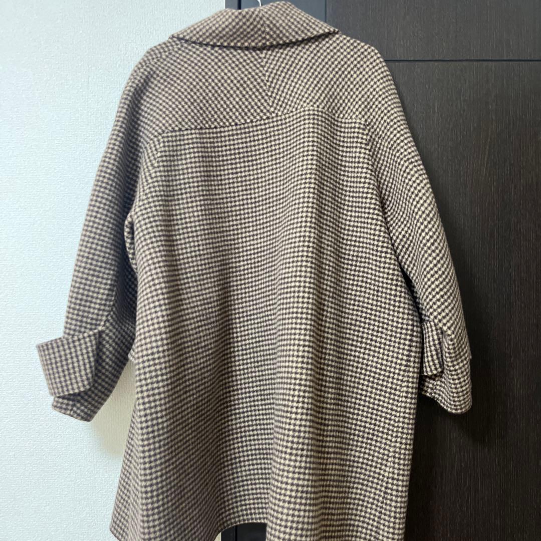 MilaOwen 接結ハーフ丈Aラインコート 川口春奈さん着用 - メルカリ