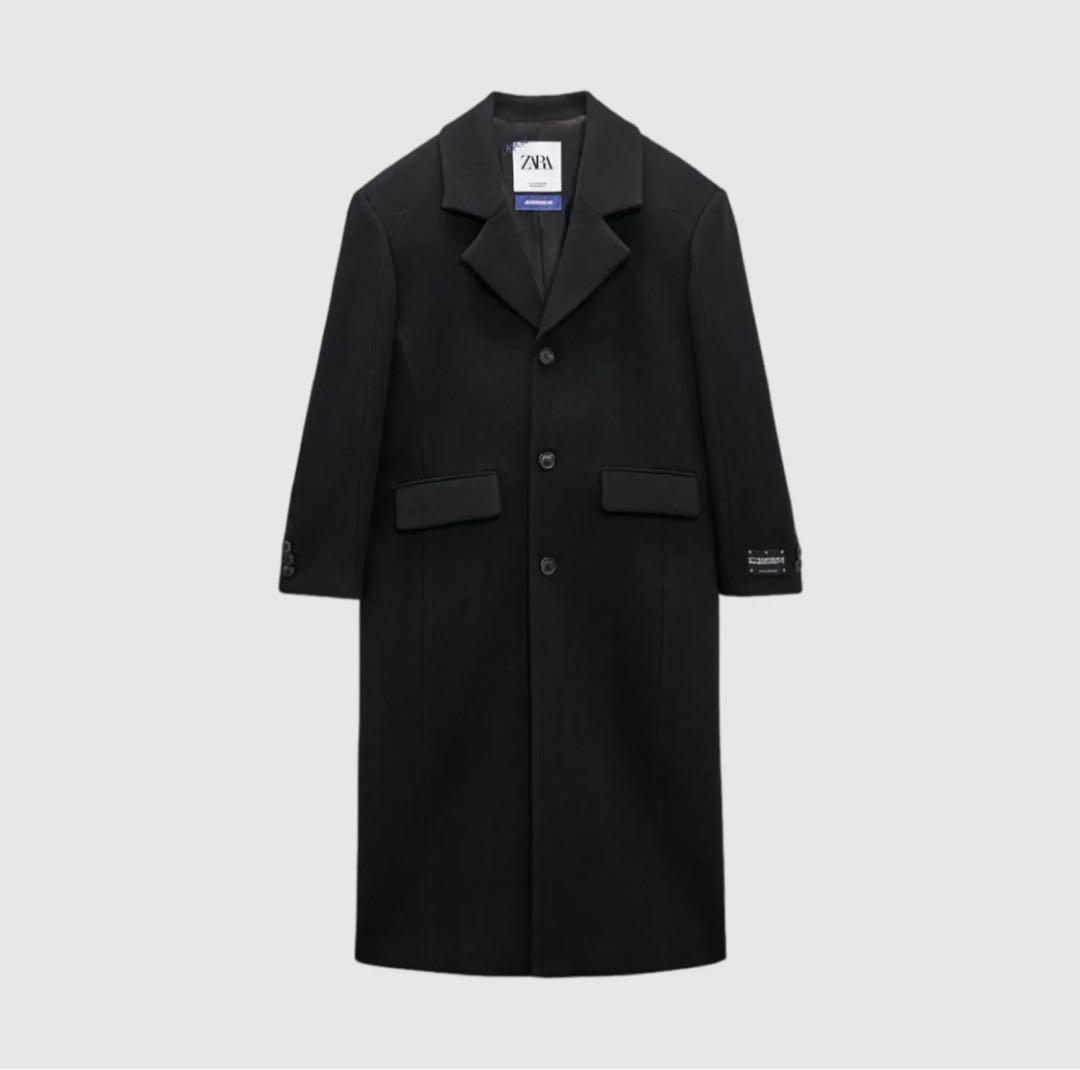 ★JADEX★ADERERROR × ZARA ウールブレンドコート ZARA - ZARA オーバーサイズ ADERERROR ウールブレンド コート XS