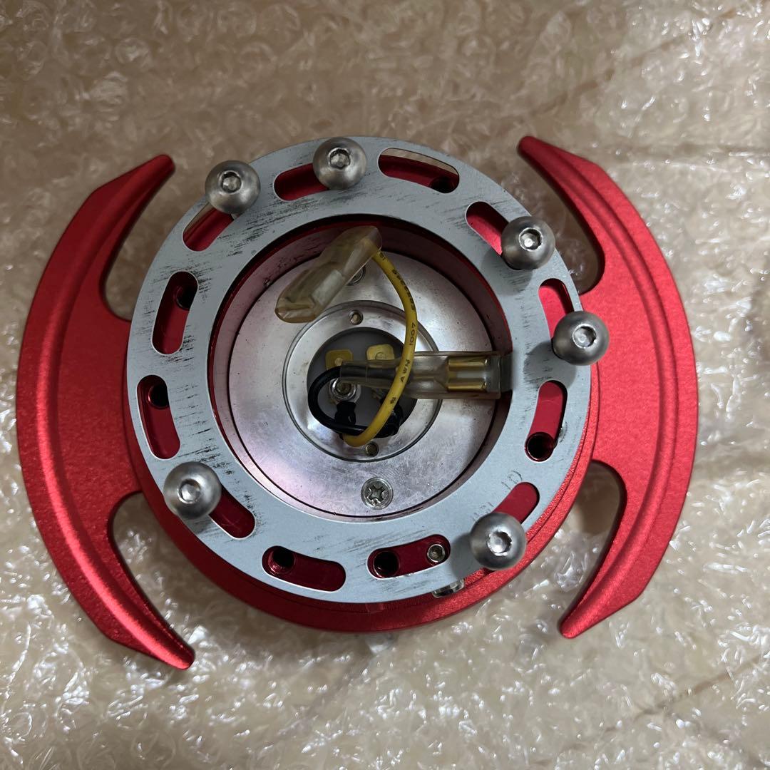 ダ*ク様 NRG クイックリリース ボス 赤 レッド ハブ付き - メルカリ