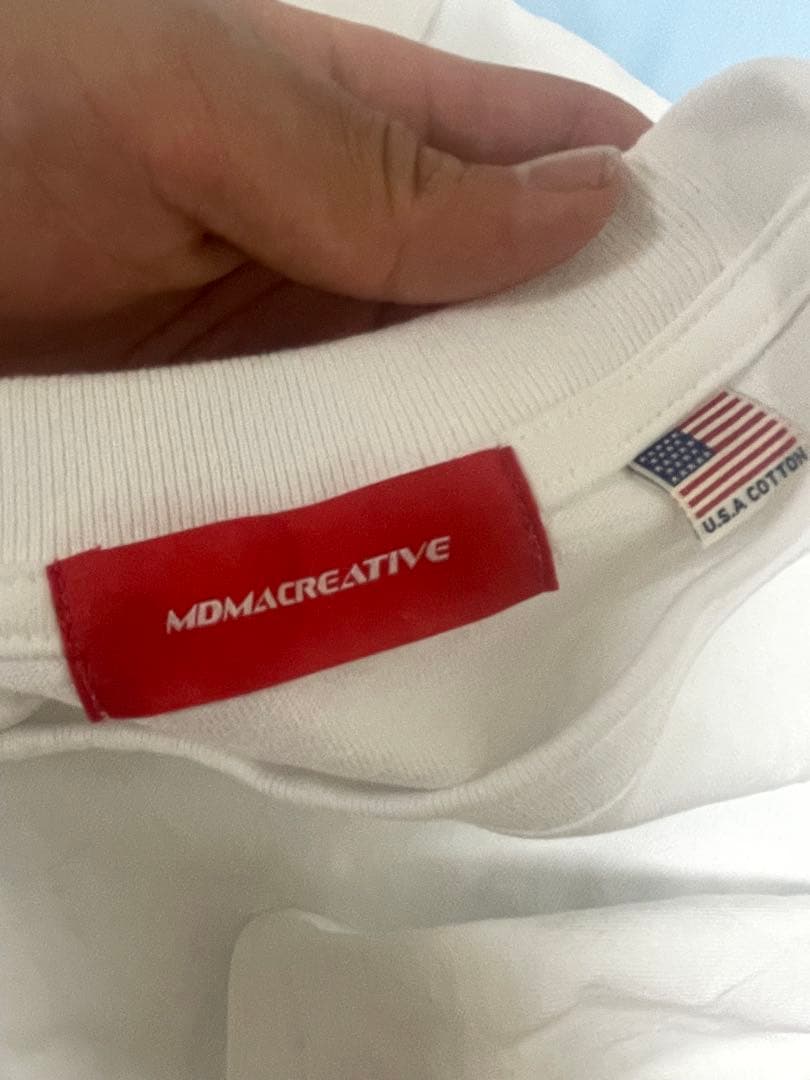 MDMACREATIVE Tシャツ 白ティー - メルカリ