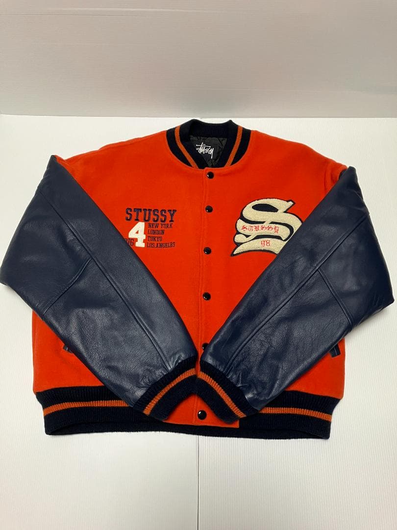 90s OLD STUSSY BIG4 スタジャン M - メルカリ