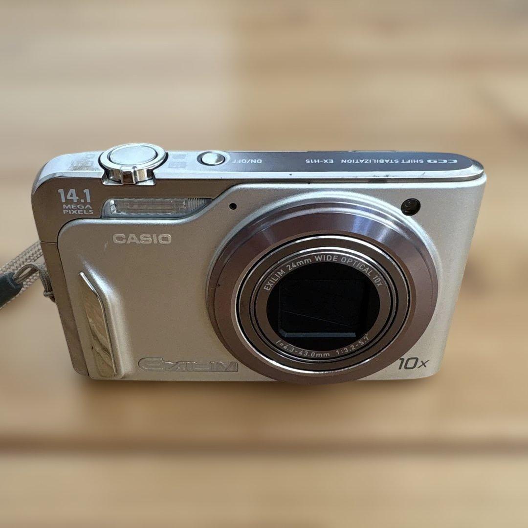 動作未確認 CASIO EXILIM EX-H15 デジカメ 10x カシオ スリムボディに10倍ズーム、カシオ「EXILIM Hi-ZOOM EX-H15