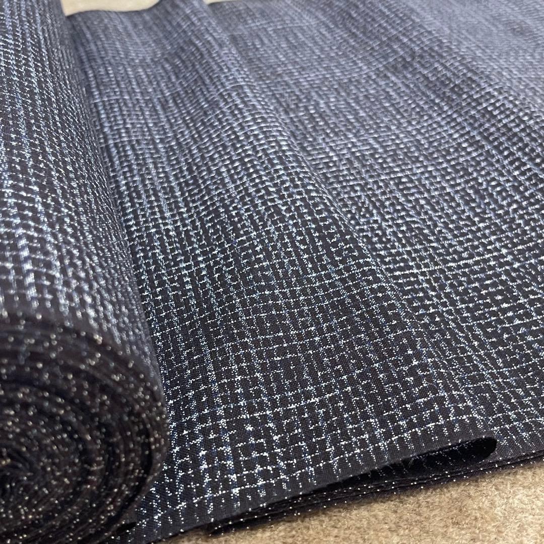 逸品 山下喜未男 本場 久留米絣 文人絣 書生絣 藍染 手織り 木綿 反物