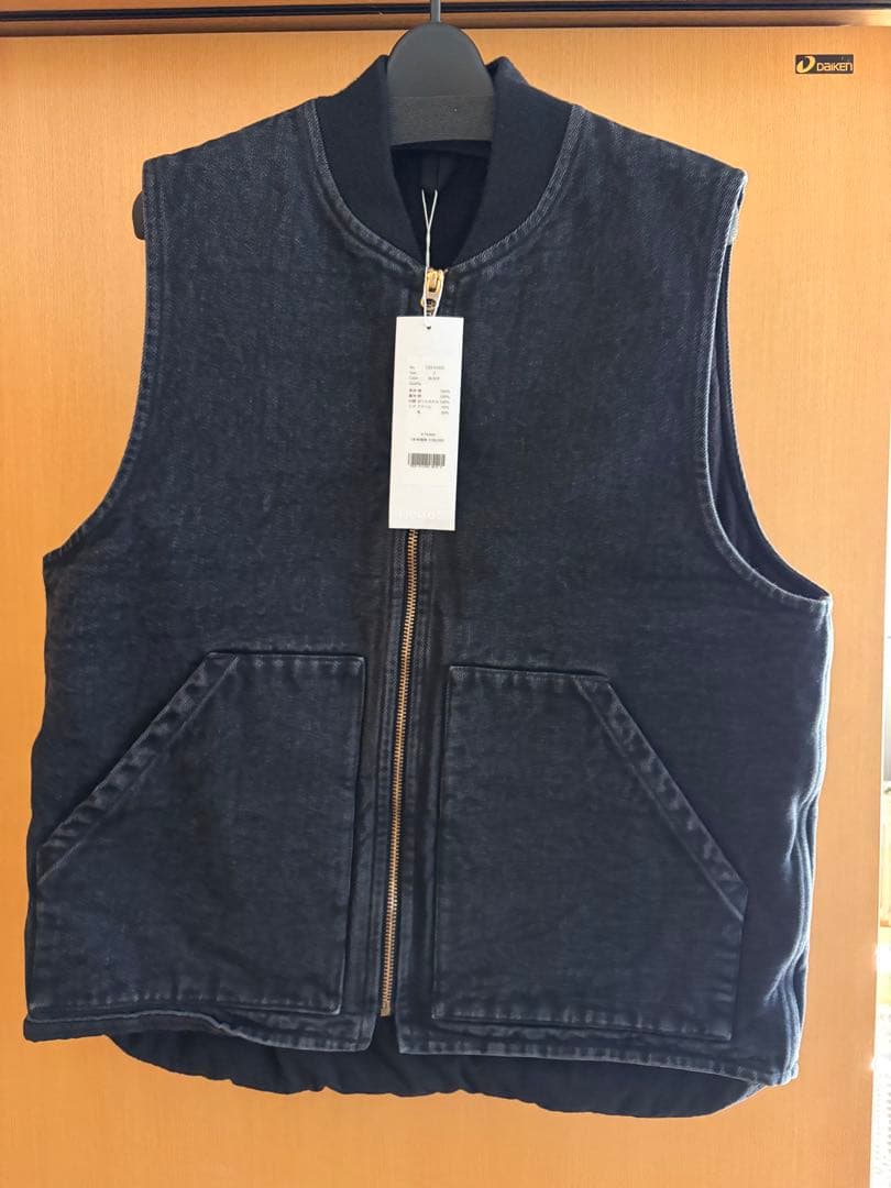 COMOLI 25AW 限定 デニムワークベスト Size2 - メルカリ
