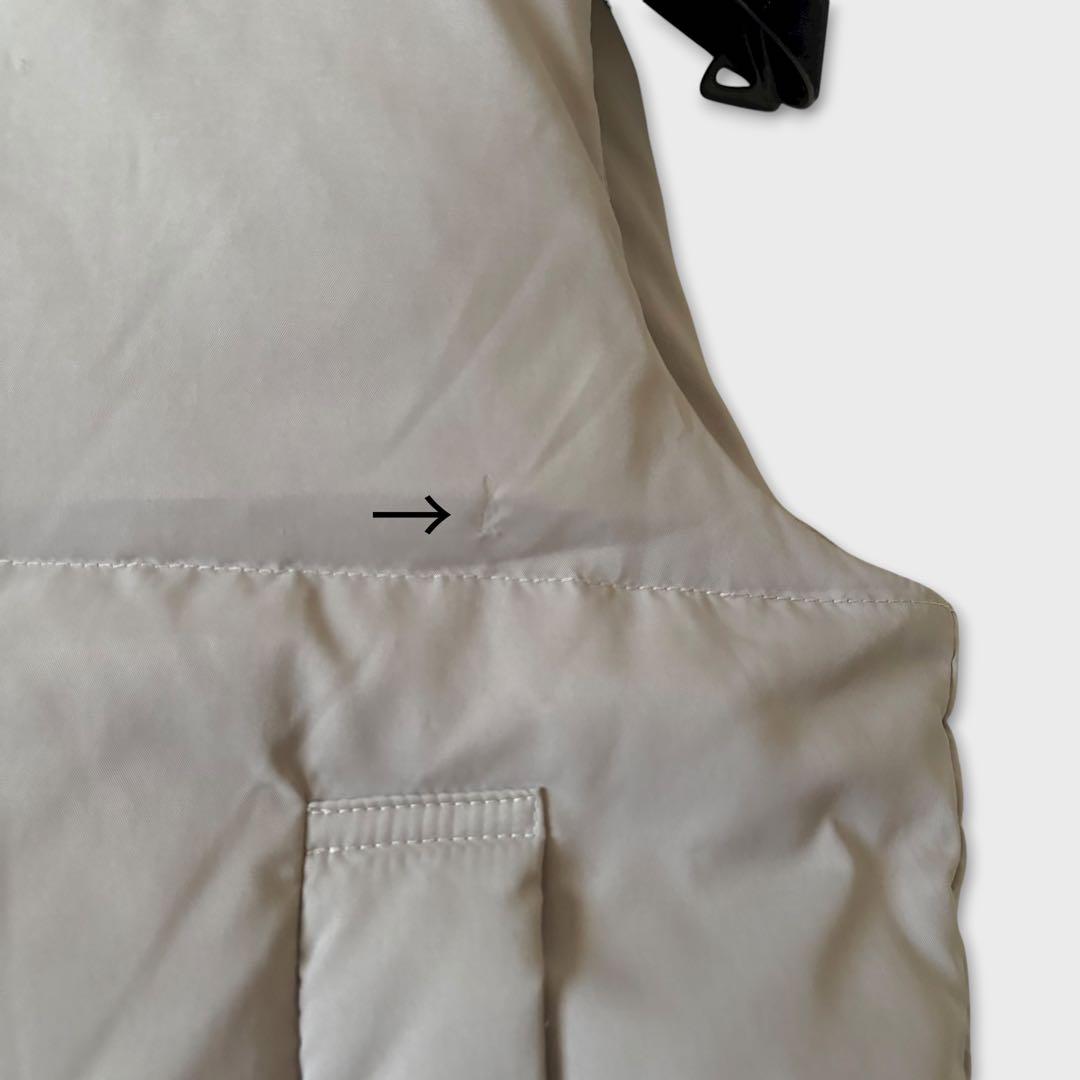 ダイアグラム レッキスパッチダウンベスト ファー グレージュ - メルカリ