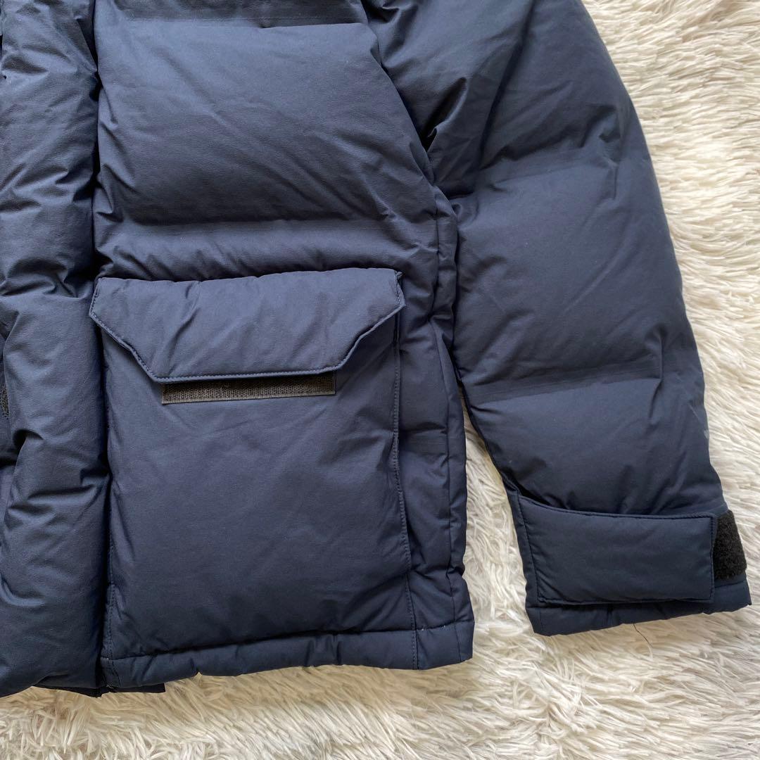 美品】NORTH FACE ダウンジャケット ネイビー 小栗旬 日本沈没 S