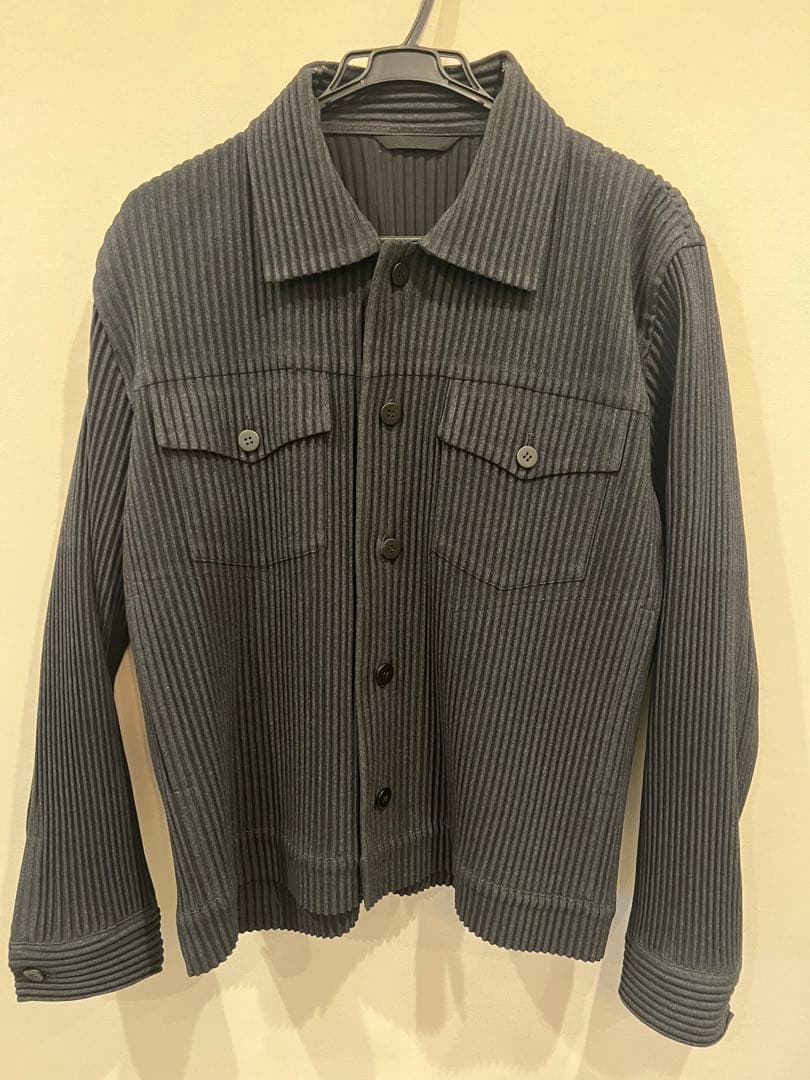 限定】homme plisse issei miyake トラッカージャケット - メルカリ