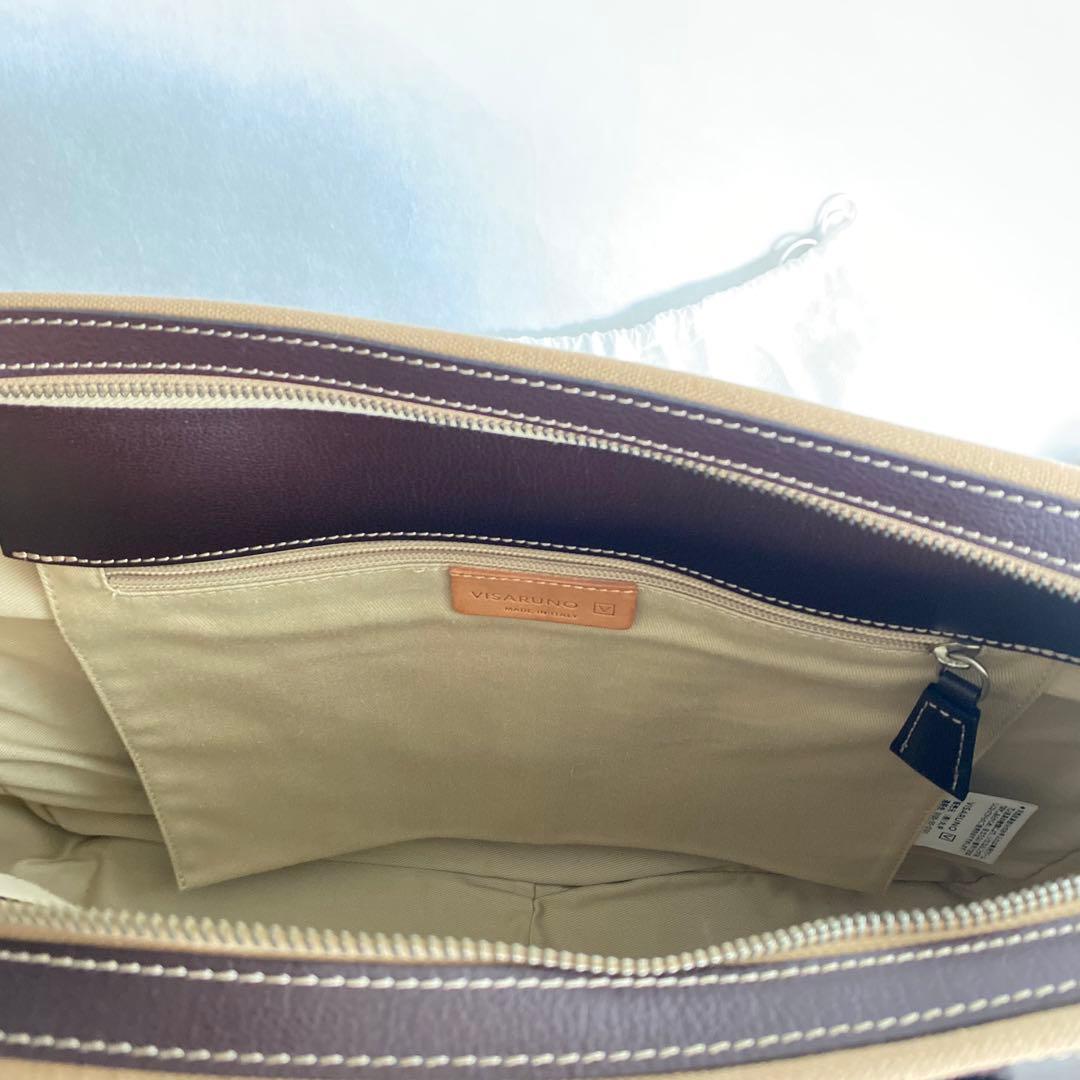 visaruno ビジネスバッグ 本革 イタリア製 傷なし ブラウン A4 - メルカリ