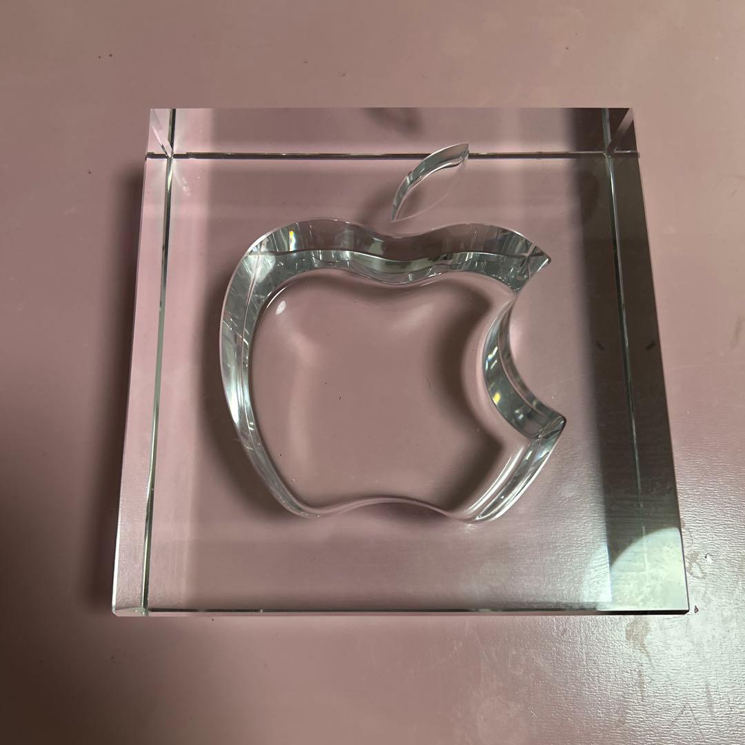 Apple HOYA クリスタル　非売品 保谷HOYAクリスタル17cm浅鉢 : 昭和レトロガラス食器雑貨通販