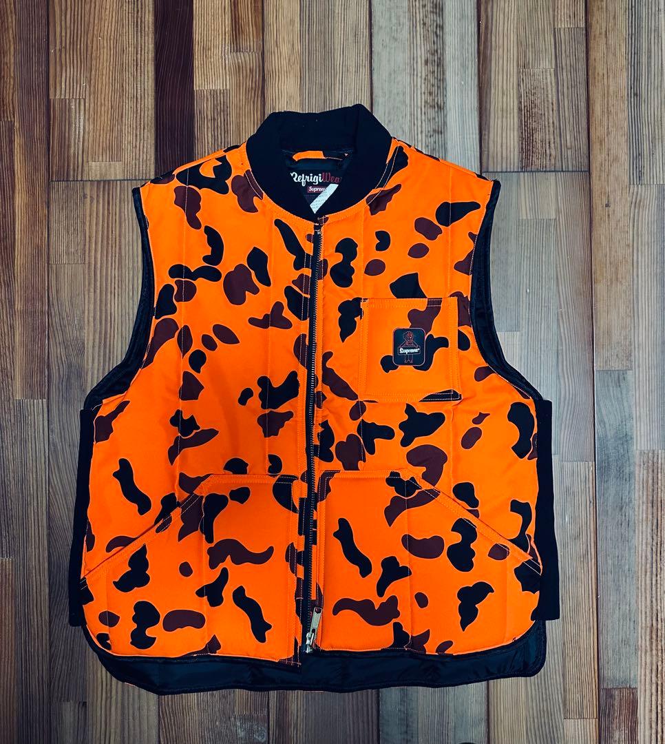 Supreme RefrigiWear タフベスト オレンジ カモ - メルカリ