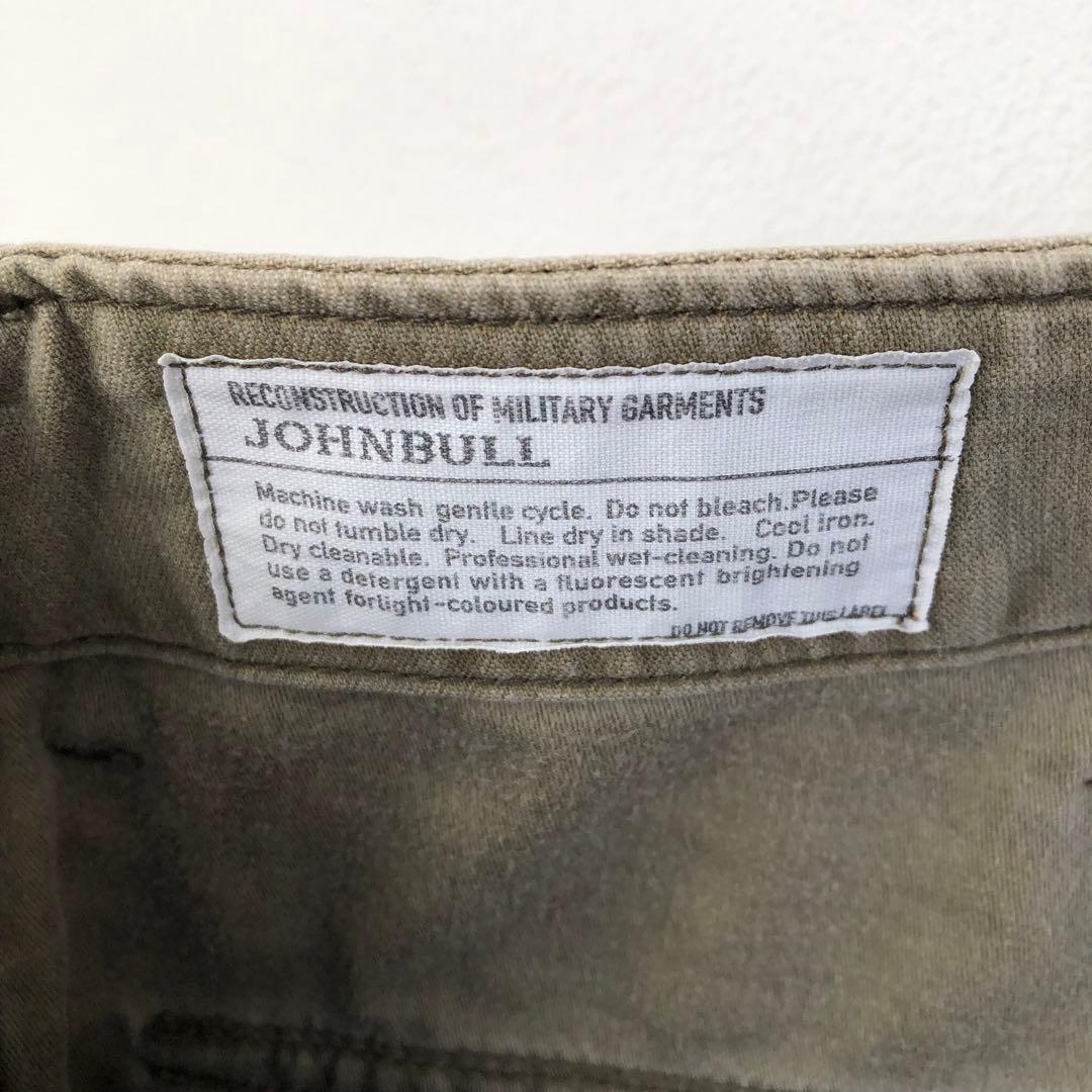 美品 フレームワーク ジョンブル HW ベイカーパンツ カーキ M ダメージ