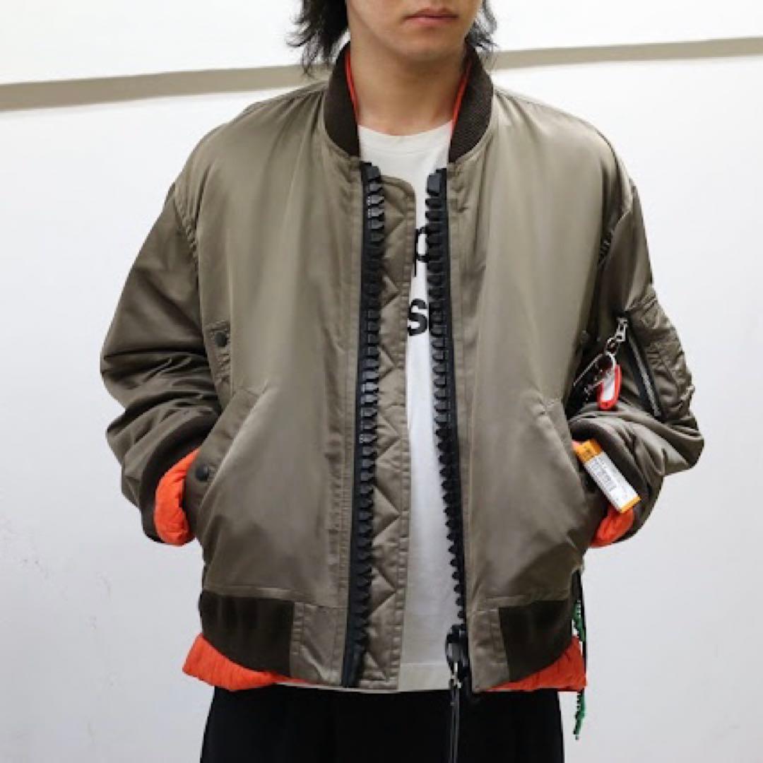 Maison MIHARA YASUHIRO BIG ZIP MA-1 - メルカリ