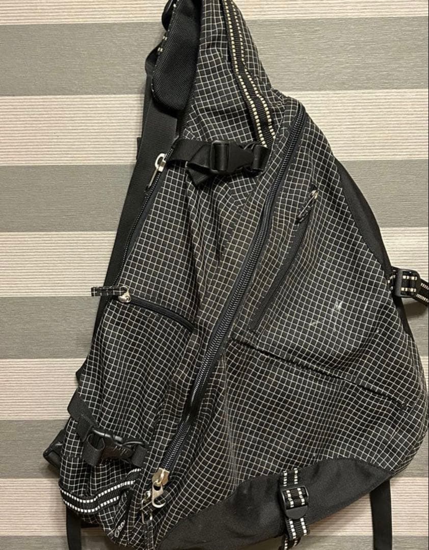 90s southfield sling bag y2k スリングバッグ 格子柄 Special!】90s old stussy sling bag y2k - メルカリ