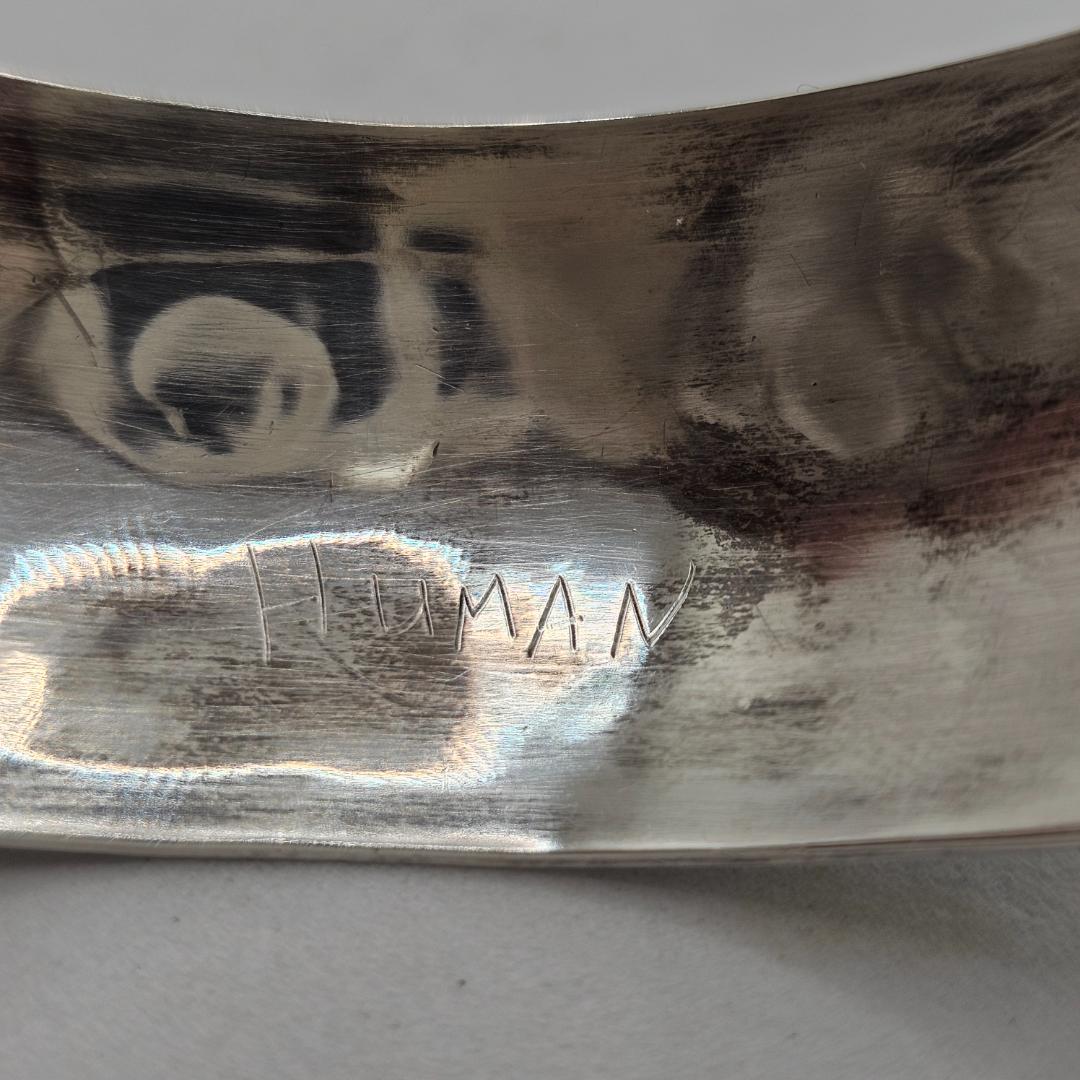 希少 W.Adams ハイダ族 14K コンビ バングル ウィリアムアダムス