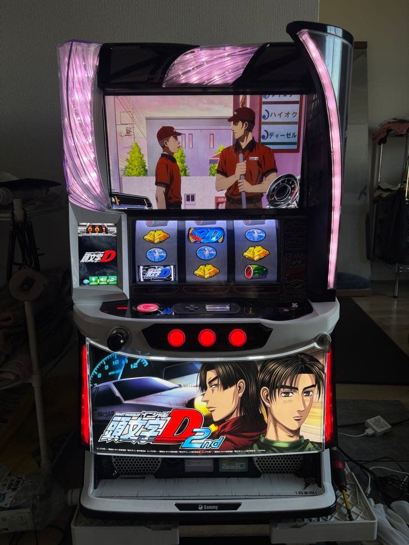 パチスロ　実機　頭文字D 2nd 不要機付き 楽天市場】【本州送料無料】 パチスロ頭文字D （パネル不問）【標準