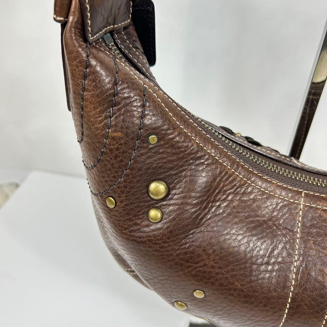Coach Mia Studded Hobo Shoulder Bag - メルカリ