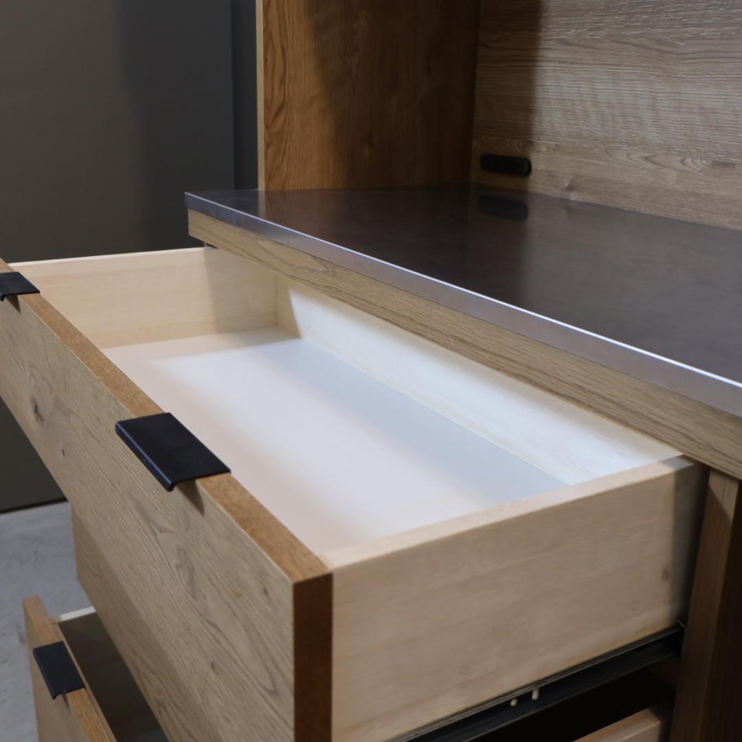 unico ウニコ ADDAY アディ オーク材 キッチンボード レンジ 食器棚