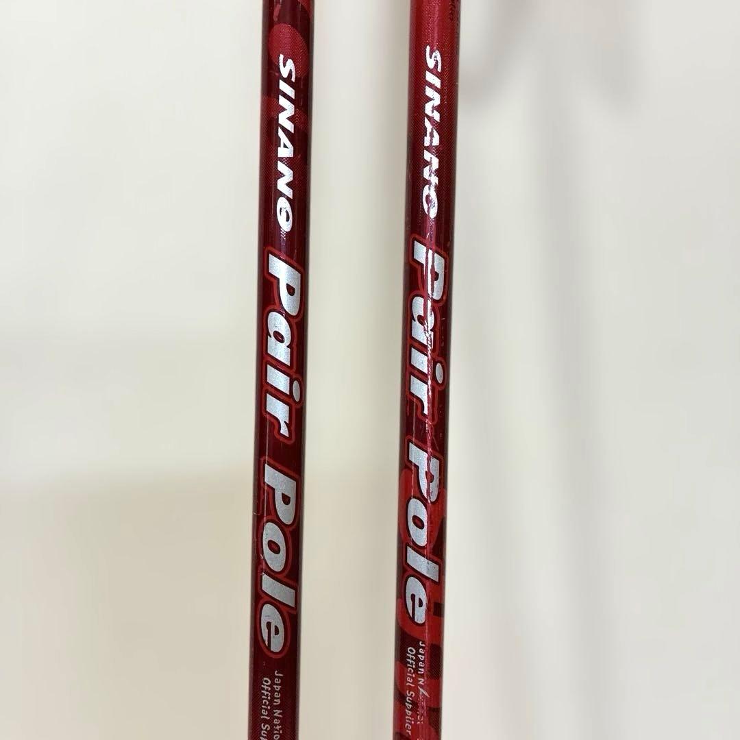 あん様専用 子供用ハートスキー板セット スキー板128 ストック90