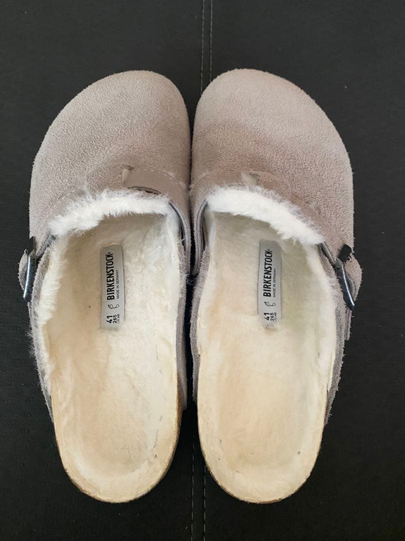 BIRKENSTOCK ボストン 41.0 26.5cm レギュラー　ストーン