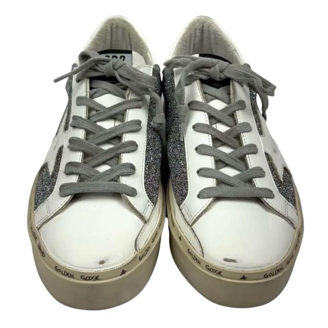 【美品】ゴールデングース　37 | 23.5cm　スワロフスキー　クリスタル