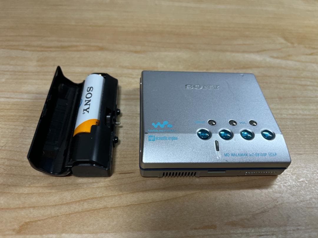 SONY MDウォークマン MZ-E810SP【動作確認済み】 - メルカリ