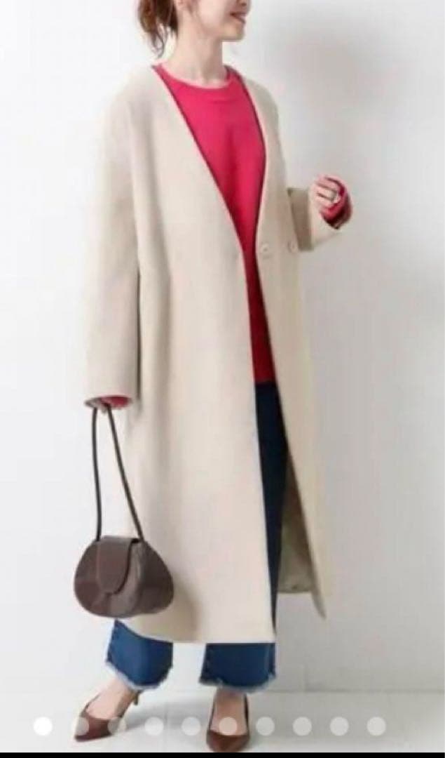 Spick & Span✨ ハミルトンウールVカラーコート - メルカリ